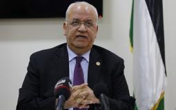  أمين سر اللجنة التنفيذية لمنظمة التحرير الفلسطينية صائب عريقات