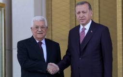 الرئيس محمود عباس ونظيره التركي