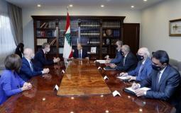الرئيس اللبناني يلتقي مفوض عام "أونروا" لبحث أوضاع اللاجئين الفلسطينيين