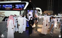 لحظة وصول المعتمرين