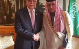 الوزير د. المالكي يلتقي و وزير الدولة للشؤون الخارجية السعودي عادل الجبير