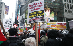 مسيرة تضامنية مع فلسطين في نيويورك 