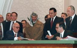 وقع اتفاق أوسلو في العام 1994- جيتي