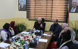 أبو النجا خلال لقائه وفدا من لجنة المرشدات