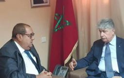مجدلاني يبحث مع أمين عام الحزب الاشتراكي للقوات الشعبية المغربي المستجدات السياسية