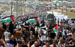 مسيرة العودة في غزة