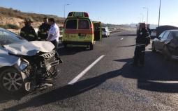 من مكان الحادث قرب بئر المكسور