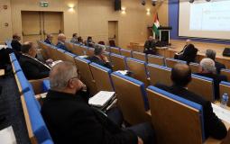 جلسة مجلس الوزراء الفلسطيني مساء أمس