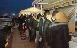 المهاجرين طالبي اللجوء إلى تركيا