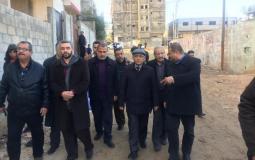 رئيس بلدية غزة يزور حي الزيتون ويلتقي أهالي الحي