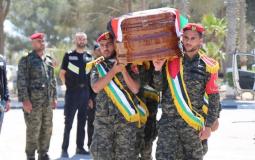 تشييع جثمان القيادي بالشعبية رباح مهنا في غزة