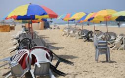 جولة ميدانية على استراحات بحر خان يونس  جنوب قطاع غزة