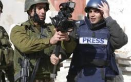 انهاكات بحق الصحفيين الفلسطينيين 