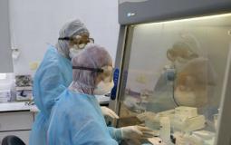 مختبر فحص عينات فيروس كورونا في غزة