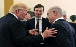  جارد كوشنير مبعوث الرئيس الأمريكي دونالد ترامب مع رئيس الوزراء الاسرائيلي بنيامين نتناهو -ارشيف-
