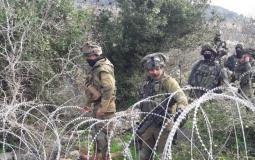 الجنود قرب حدود لبنان