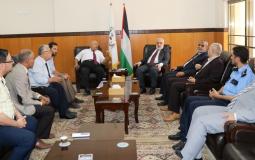  المستشار محمد عابد رئيس المجلس الأعلى للقضاء في غزة