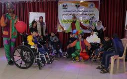 خدمات الطفولة تنظم حفلاً ترفيهياً  للأطفال ذوي الإعاقة وذويهم بشرق غزة