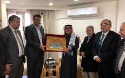 السفير محمد العمادي يستقبل وفداً من وزارة الصحة في غزة