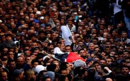 جنازة شهيد فلسطيني برصاص الاحتلال- توضيحية