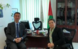 عشرواي تطلع سفير الصين على آخر المستجدات السياسية في فلسطين