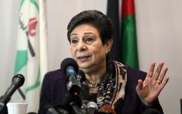 حنان عشراوي عضو اللجنة التنفيذية لمنظمة التحرير الفلسطينية 