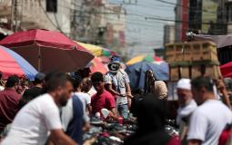 أسواق غزة استعدادا لعيد لفطر