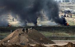 جنود جيش الاحتلال الاسرائيلي على حدود قطاع غزة 