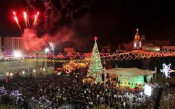  إضاءة شجرة الميلاد في مدينة القدس