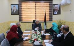  أبو النجا يلتقي لجنة الطوارئ والمتابعة لقطاع التعليم الخاص بغزة