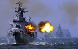 مناورة بحرية -ارشيف-