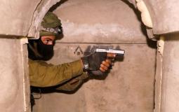 جيش الاحتلال الإسرائيلي في أنفاق نفق المقاومة - توضيحية -