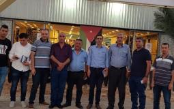 وزير الأشغال الأردني يزور جناح الصناعات الإنشائية الفلسطيني 