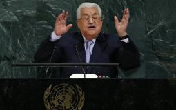 الرئيس محمود عباس في كلمة سابقة أمام مجلس الأمن الدولي