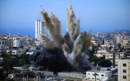 القصف الإسرائيلي على غزة - ارشيف