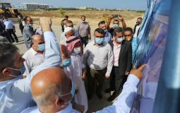 افتتاح مشروع العمارات السكنية في مخيم دير البلح 