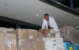 الصحة تواصل إرسال شاحنات الأدوية لغزة