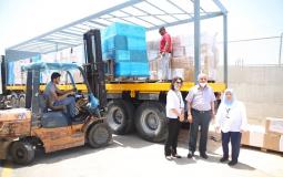 محافظة طوباس تتسلم مساعدات غذائية من الصندوق الخيري الاقليمي