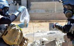 واشنطن تشتبه باستخدام اسلحة كيميائية في ادلب