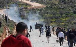 خمس اصابات إثر اعتداء الاحتلال على مسيرة في كفر قدوم