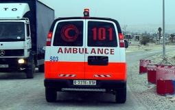 سيارة إسعاف فلسطينية - توضيحية