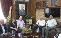 لقاء محاظة جنين مع السفير الاوكراني