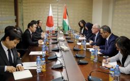 وزير الشؤون الخارجية رياض المالكي يجتمع مع وزير الدولة للشؤون الخارجية الياباني
