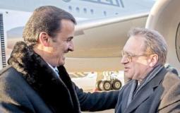 أمير قطر يصل موسكو