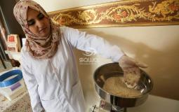 زينب عابد تنتج دقيق خالي من الجلوتين في غزة