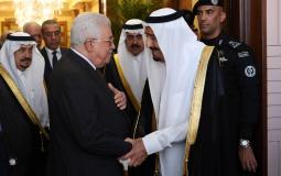 الرئيس عباس خلال زيارة للسعودية سابقا