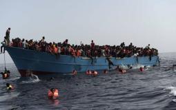 غرق مهاجرين في بحيرة وان التركية _ ارشيفية