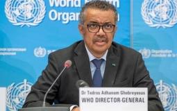 مدير منظمة الصحة العالمية، تيدروس أدهانوم غيبريسوس