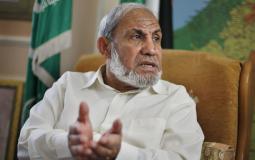 محمود الزهار عضو المكتب السياسي لحركة حماس