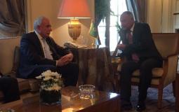 لقاء وزير الخارجية رياض المالكي مع الأمين العام لجامعة الدول العربية أحمد أبو الغيط